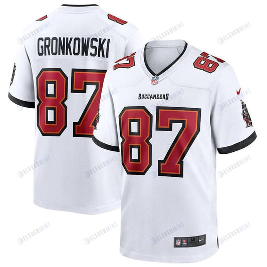 Rob Gronkowski 87 Tampa Bay Buccaneers Game Jersey - White