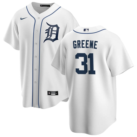 Riley Greene Detroit Tigers Nike Home Replica Jersey - White