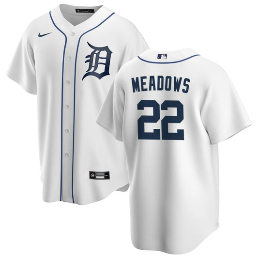 Parker Meadows Detroit Tigers Nike Youth Home Replica Jersey - White