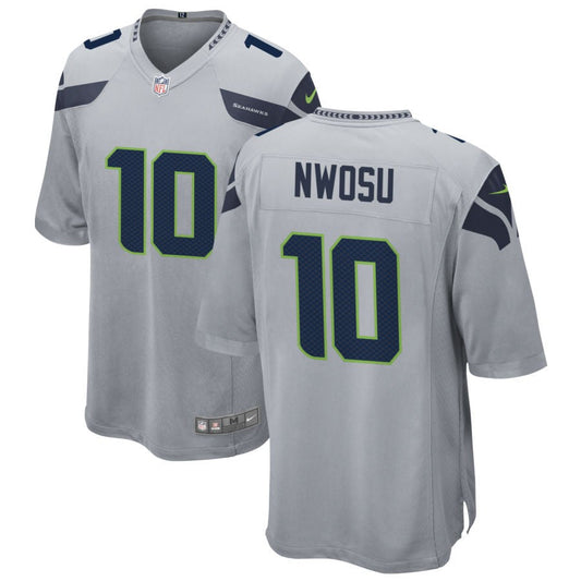 Uchenna Nwosu Seattle Seahawks Nike Alternate Game Jersey - Gray