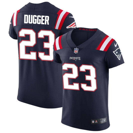 Kyle Dugger New England Patriots Nike Vapor Elite Jersey - Navy