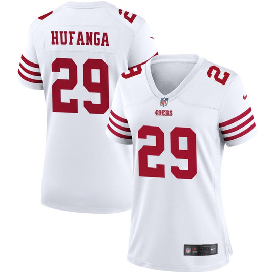 Talanoa Hufanga San Francisco 49ers Nike Women's Game Jersey - White