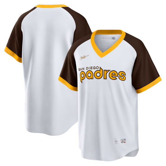 San Diego Padres Nike Home Cooperstown Collection Team Jersey - White