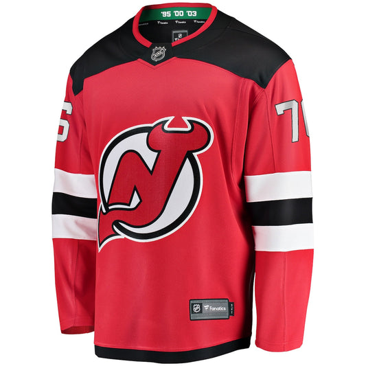 Men's P.K. Subban Fanatics Devils Alternate Premier Breakaway Jersey - Red