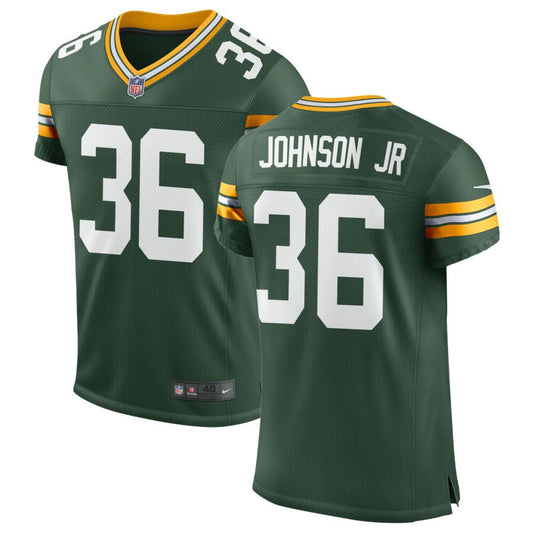 Anthony Johnson Jr Green Bay Packers Nike Classic Elite Jersey - Green