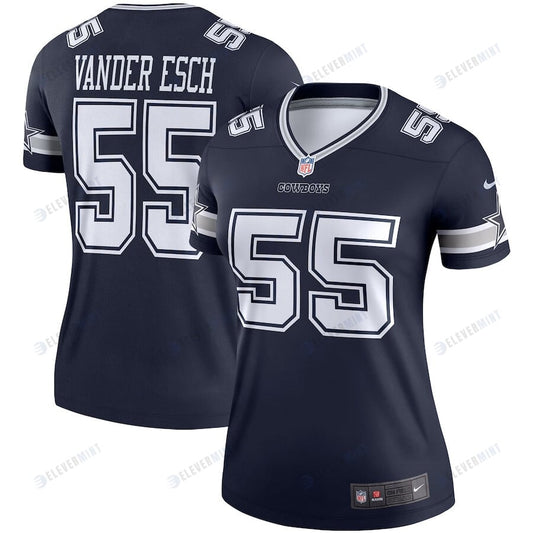 Leighton Vander Esch 55 Dallas Cowboys Women Legend Jersey - Navy