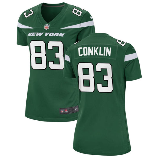 Tyler Conklin New York Jets Nike Women's Game Jersey - Gotham Green