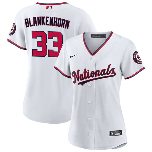 Travis Blankenhorn Washington Nationals Nike Women's Replica Jersey - White