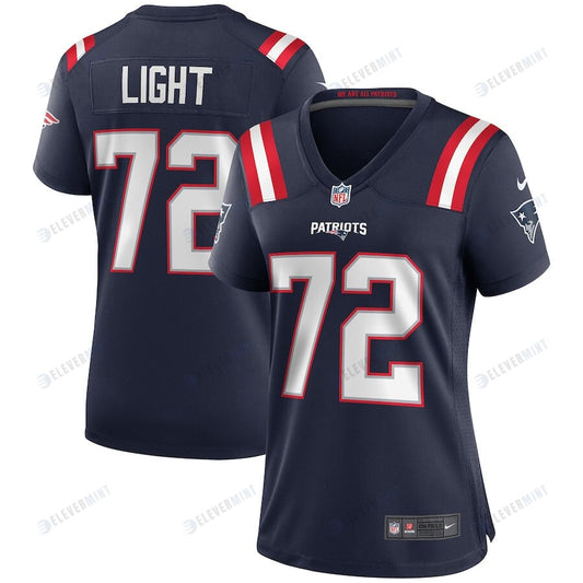 Matt Light 72 New England Patriots Women Game Retired Jersey - Navy