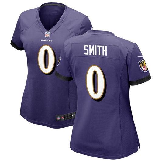 Roquan Smith Baltimore Ravens Nike Women's Game Jersey - Purple