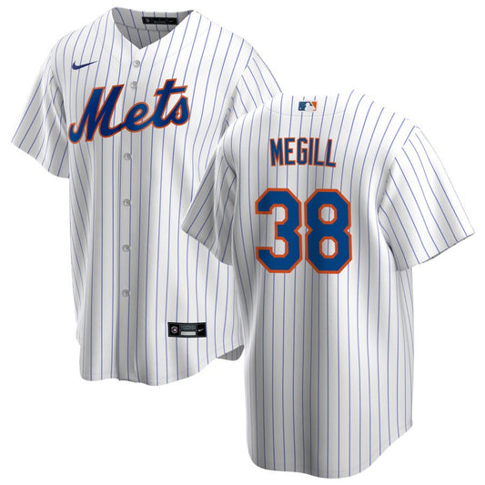 Tylor Megill New York Mets Nike Home Replica Jersey - White