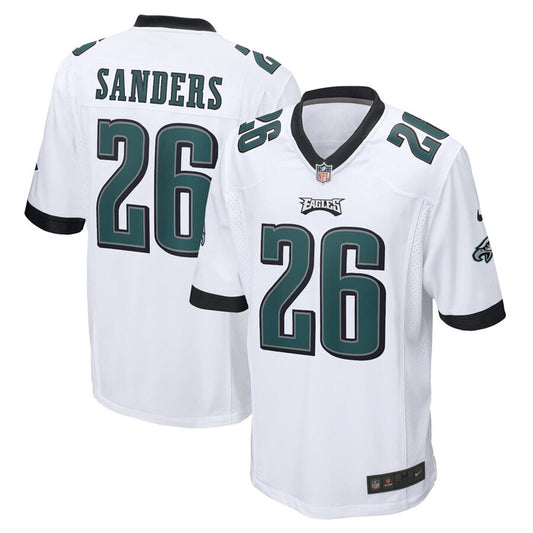 Men's Philadelphia Eagles Miles Sanders Game Vapor Jersey White