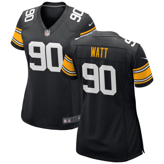 T.J. Watt Pittsburgh Steelers Nike Women's Alternate Game Jersey - Black