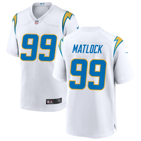 Scott Matlock Los Angeles Chargers Nike Game Jersey - White