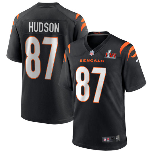 Tanner Hudson Cincinnati Bengals Nike Super Bowl LVI Game Jersey - Black