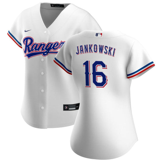 Travis Jankowski Texas Rangers Nike Women's Home Replica Jersey - White