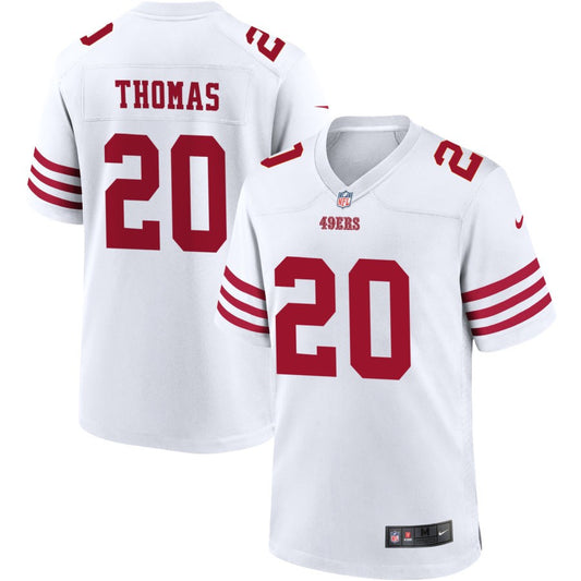 Ambry Thomas San Francisco 49ers Nike Youth Game Jersey - White