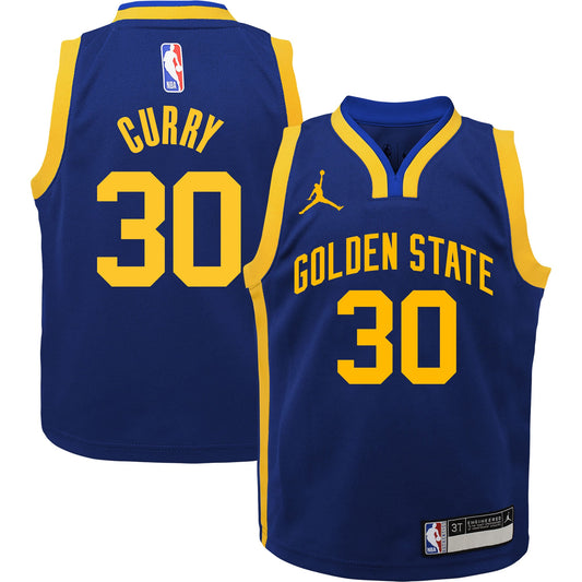 Stephen Curry Golden State Warriors Jordan Brand Preschool 2022/23 Statement Edition Jersey - Royal