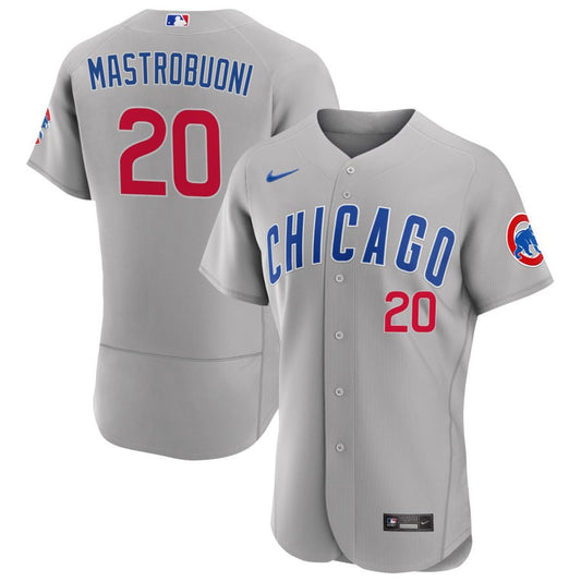 Miles Mastrobuoni Chicago Cubs Nike Road Authentic Jersey - Gray