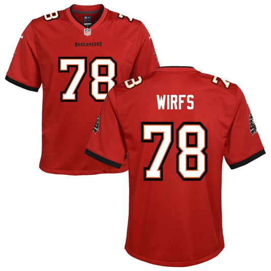 Tristan Wirfs Nike Tampa Bay Buccaneers Youth Game Jersey - Red