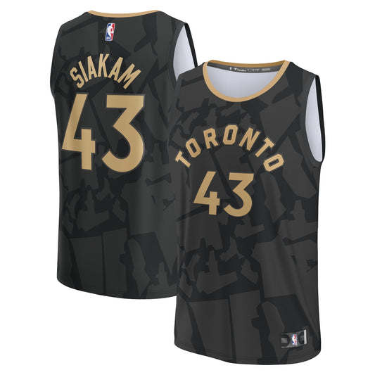 Pascal Siakam Toronto Raptors Fanatics Branded 2022/23 Fastbreak Jersey - City Edition - Black