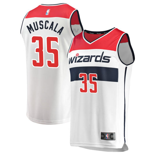 Mike Muscala  Washington Wizards Fanatics Branded Youth Fast Break Replica Jersey - Association Edition - White