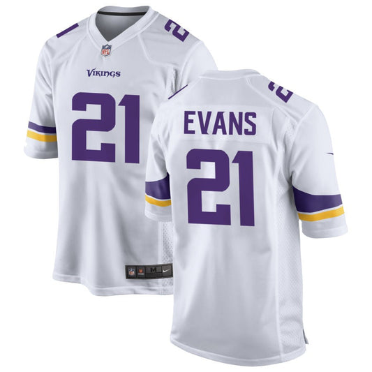 Akayleb Evans Minnesota Vikings Nike Game Jersey - White