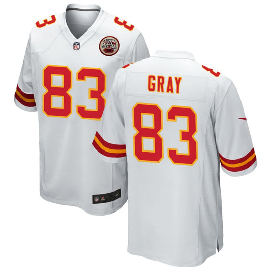 Noah Gray Kansas City Chiefs Nike Game Jersey - White