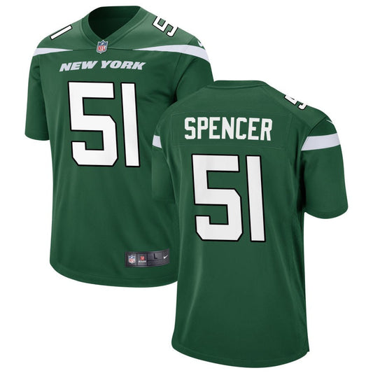 Marquiss Spencer New York Jets Nike Youth Game Jersey - Gotham Green