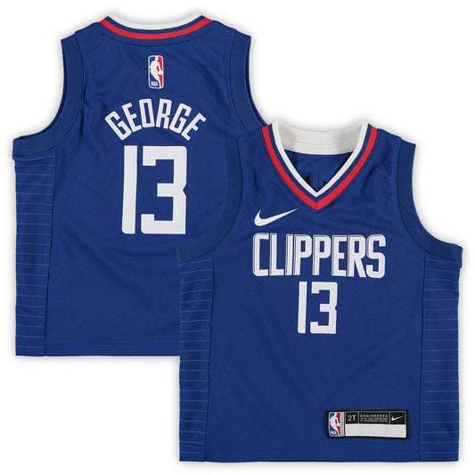 Paul George LA Clippers Nike Toddler 2020/21 Replica Jersey - Icon Edition - Royal