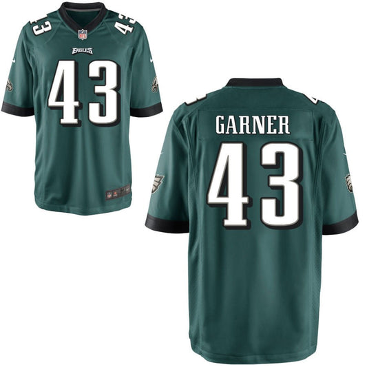 Mekhi Garner Philadelphia Eagles Nike Youth Game Jersey - Midnight Green