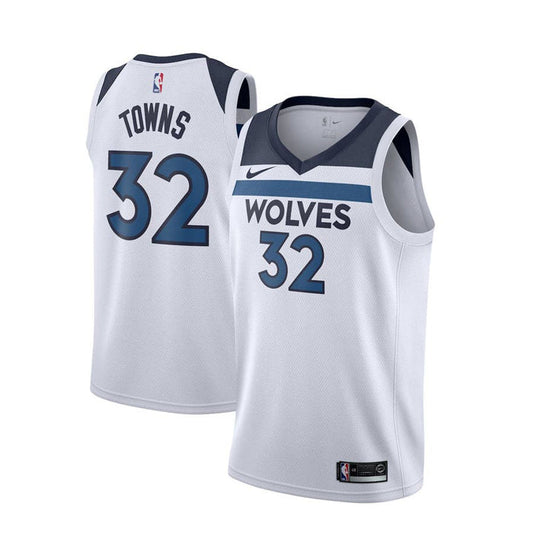 Men's Minnesota Timberwolves Karl-Anthony Towns Association Jersey - White