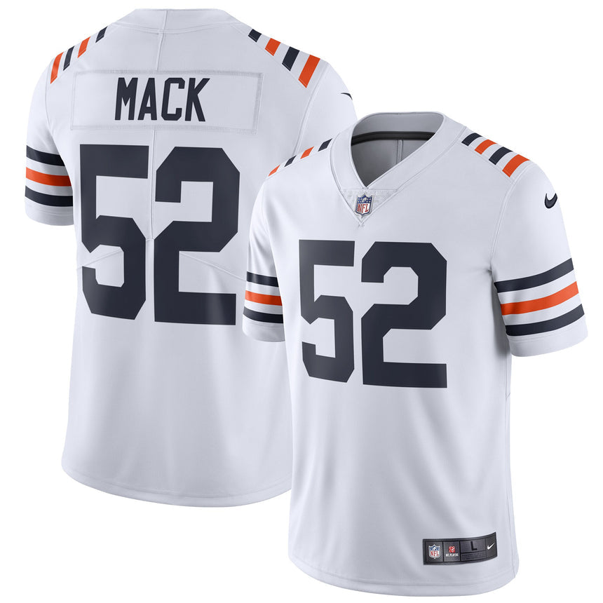 Men's Chicago Bears Khalil Mack White Alternate Classic Vapor Limited Jersey