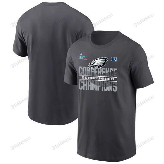 Philadelphia Eagles 2022 NFC Conference Champions T-Shirt - Anthracite