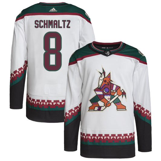 Nick Schmaltz Arizona Coyotes adidas Primegreen Authentic Pro Jersey - White