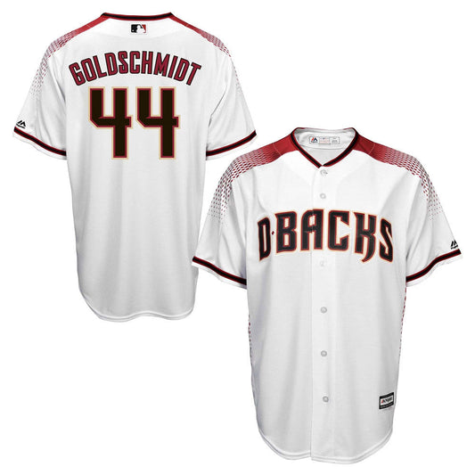 Men's Arizona Diamondbacks Paul Goldschmidt Replica Home Jersey - White