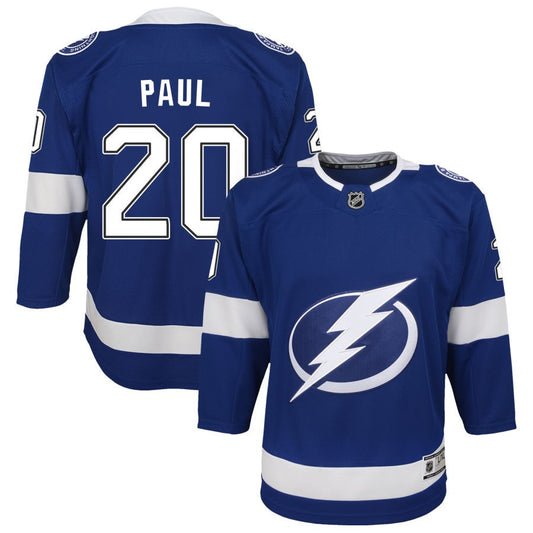 Nicholas Paul Tampa Bay Lightning Youth Home Premier Jersey - Blue