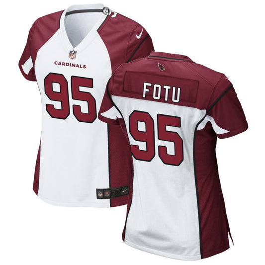 Leki Fotu Arizona Cardinals Nike Women's Game Jersey - White