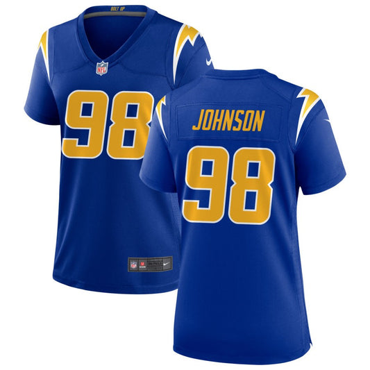 Austin Johnson Los Angeles Chargers Nike Women's Alternate Game Jersey - Royal