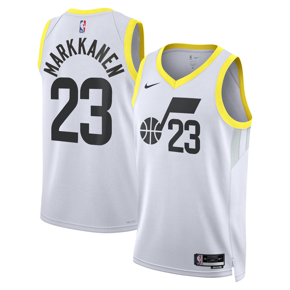 Men's Utah Jazz Lauri Markannen Association Jersey - White