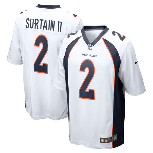 Patrick Surtain II Denver Broncos Nike  Game Jersey - White