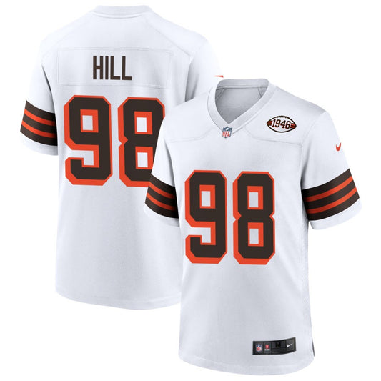 Trysten Hill Cleveland Browns Nike 1946 Collection Alternate Jersey - White