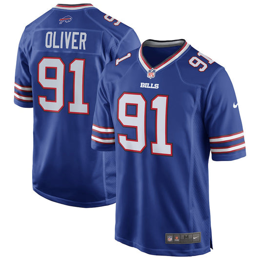 Men's Buffalo Bills Ed Oliver Game Jersey - Royal