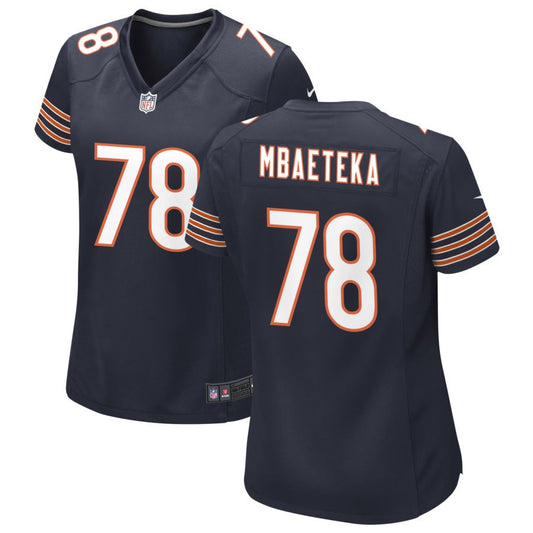 Roy Mbaeteka Chicago Bears Nike Women's Game Jersey - Navy