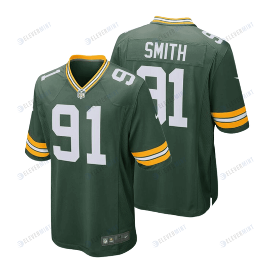 Preston Smith 91 Green Bay Packers Men Home Game Jersey - Green