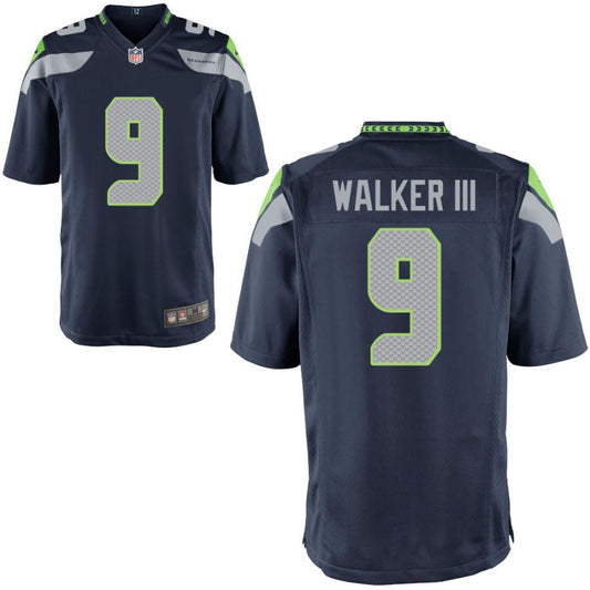 Kenneth Walker III Seattle Seahawks Nike Youth Game Jersey - College Navy