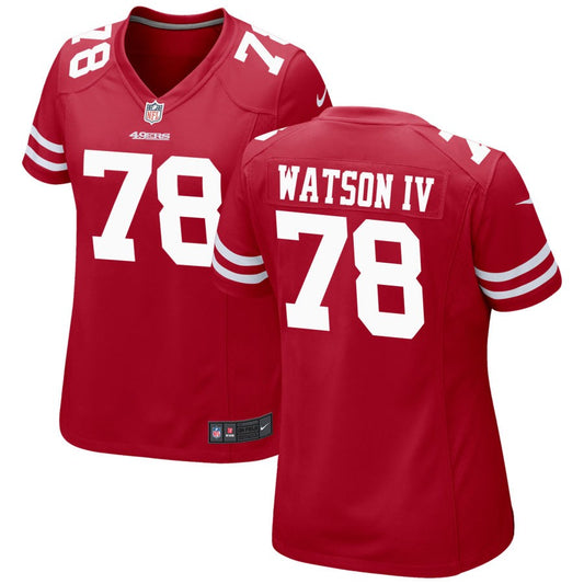 Leroy Watson IV San Francisco 49ers Nike Women's Game Jersey - Scarlet