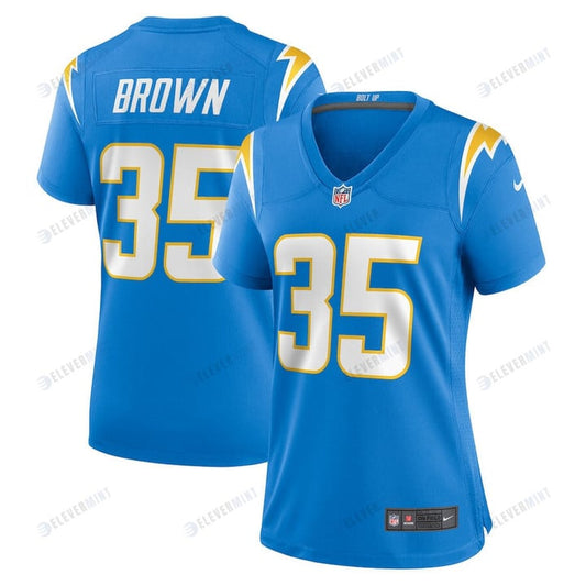 Leddie Brown Los Angeles Chargers Women's Player Game Jersey - Powder Blue