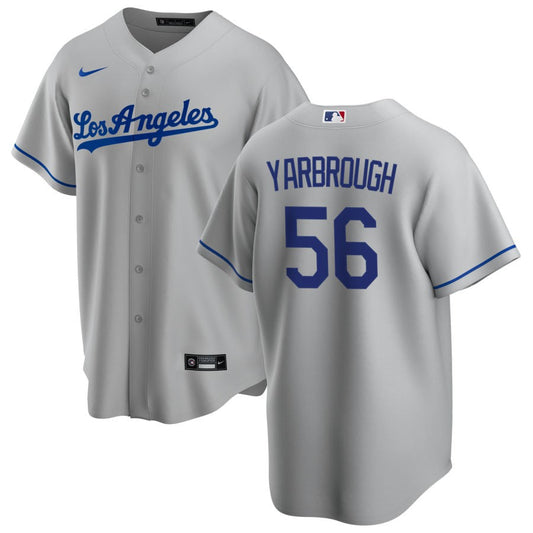 Ryan Yarbrough Los Angeles Dodgers Nike Road Replica Jersey - Gray