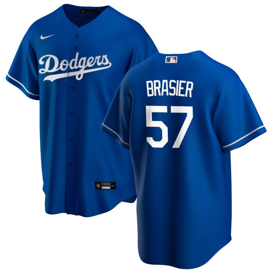 Ryan Brasier Los Angeles Dodgers Nike Alternate Replica Jersey - Royal